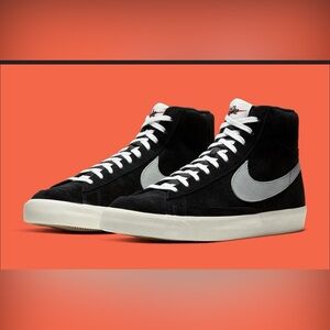 Rare Nike Blazer Mid 77 “Black Suede” Men’s 7; Womens 8.5
